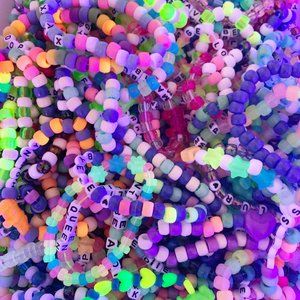 5 Random Rave Kandi Bracelets